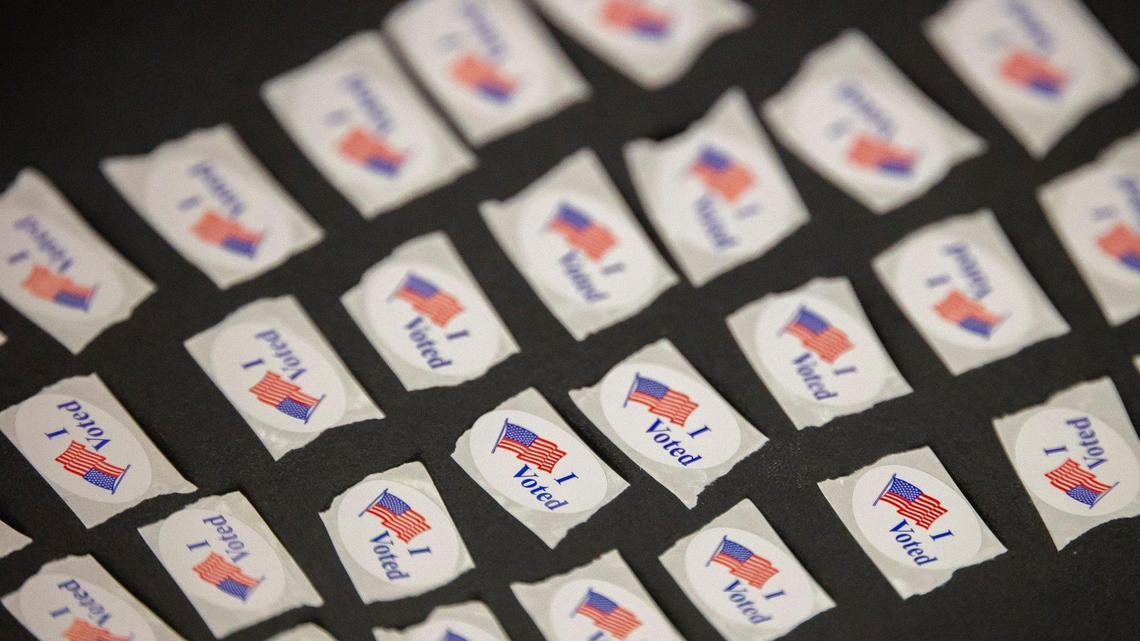 Early voting is held at Kroger Field in Lexington, Ky., on Thursday, May 12, 2022.