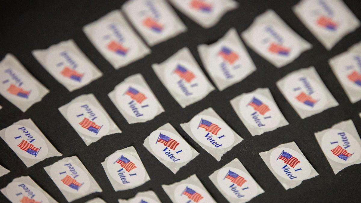 Early voting is held at Kroger Field in Lexington, Ky., on Thursday, May 12, 2022.