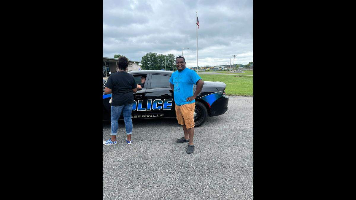 Dustin Burley and others door knocking on Saturday had the police called on them while in Muhlenburg County.