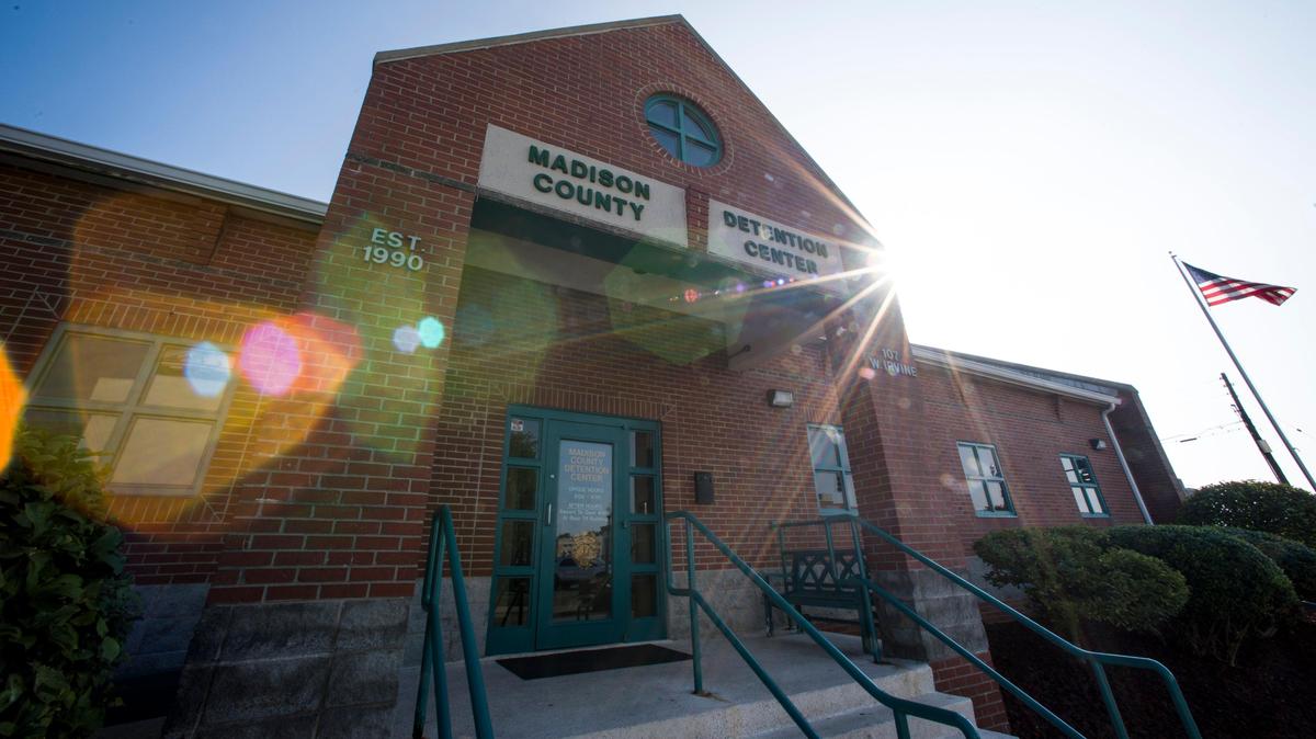 The Madison County Detention Center on Irvine Street in Richmond.