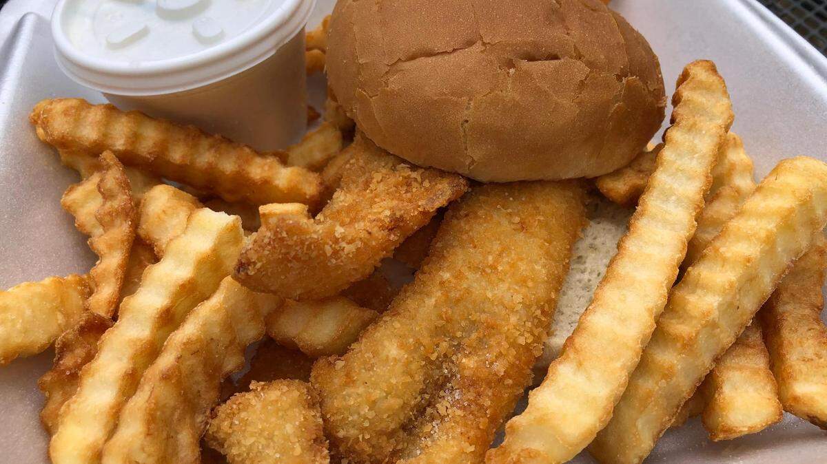 The Whitefish Sandwich Special from Charlie’s Seafood.