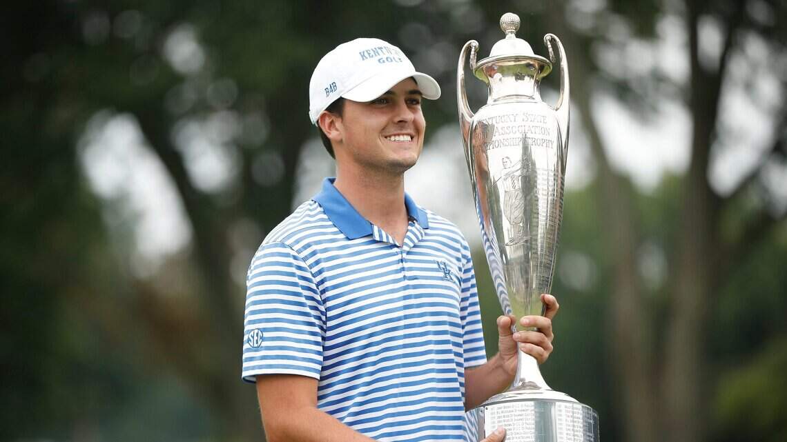 ‘Win one for Cullan.’ With lost teammate on mind, UK golfer dominates State Amateur.