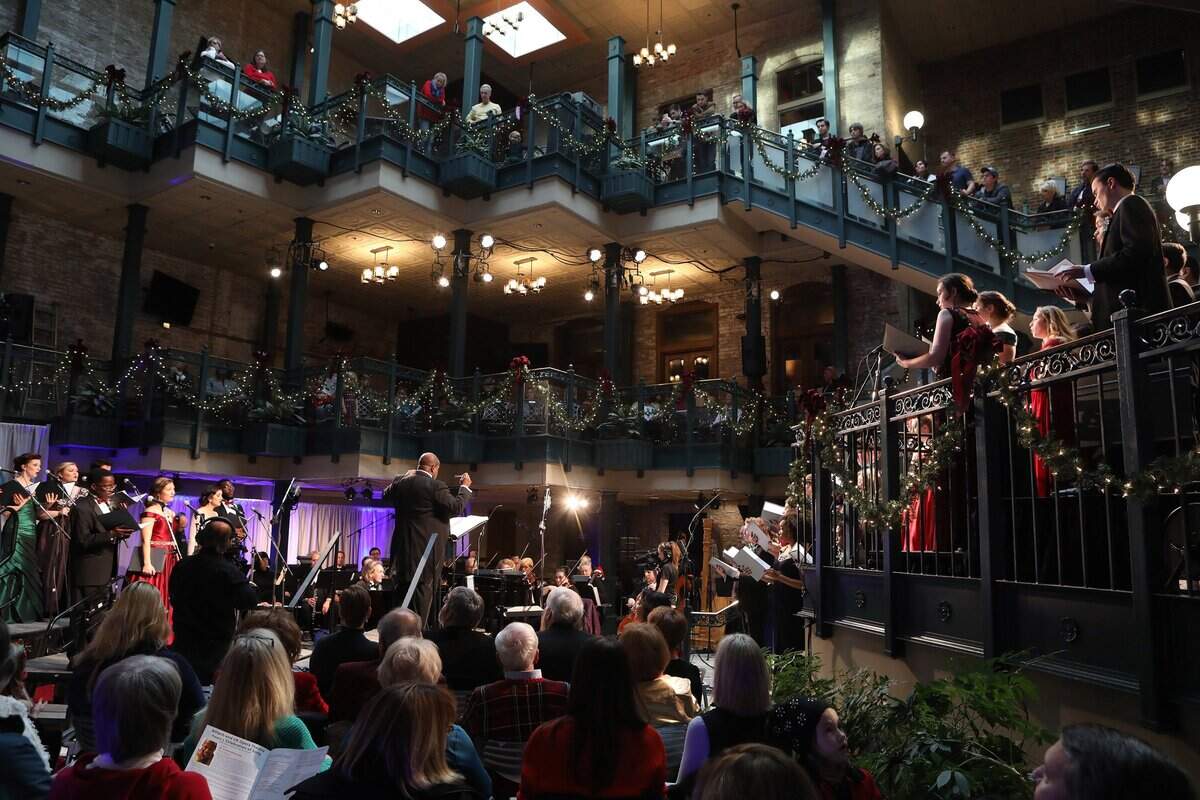 Alltech Celebration of Song, featuring the talents of the UK Opera Theatre, at The Square in Lexington, Ky., Sunday, December 10, 2017.