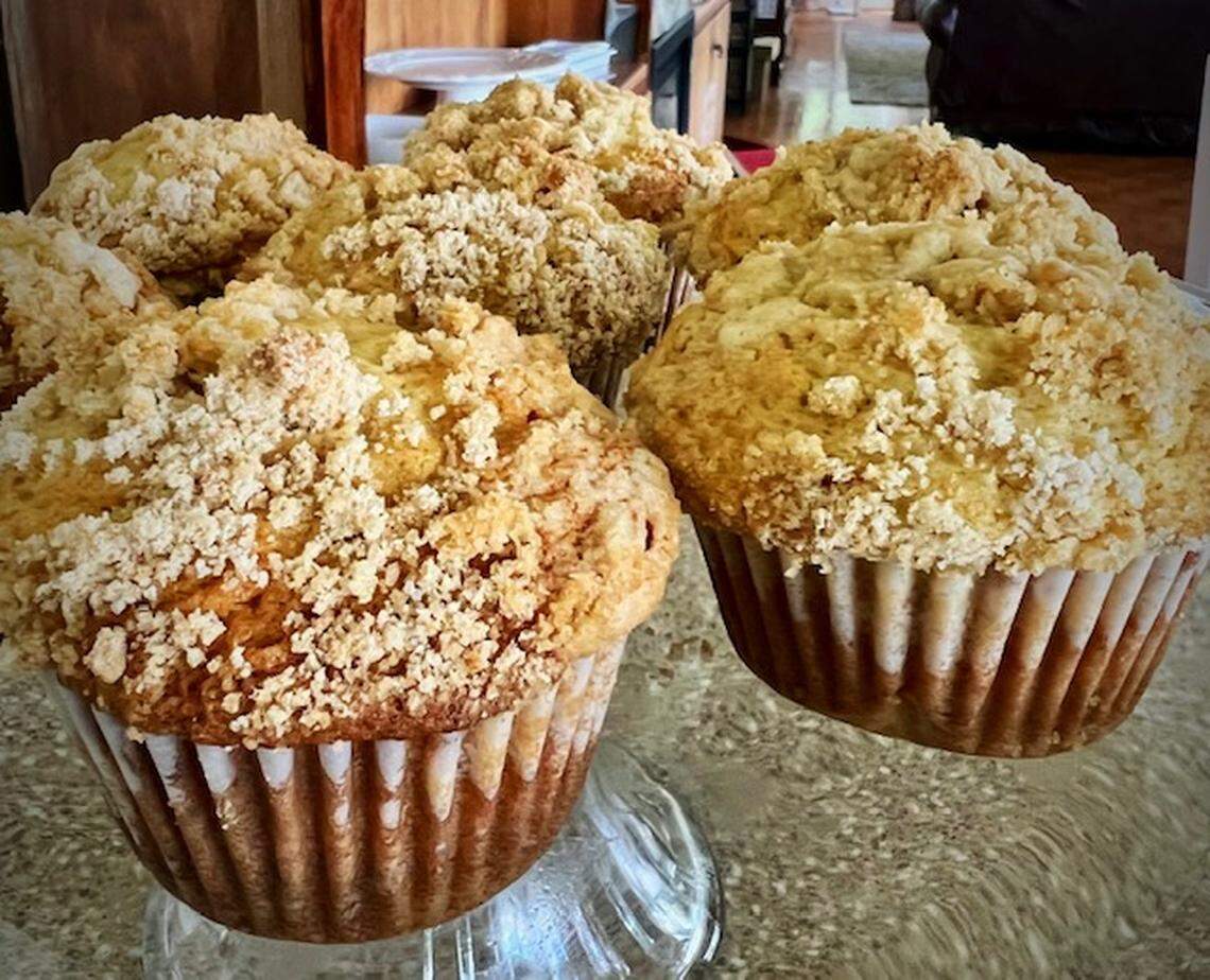 The buttery vanilla muffin named for the palomino quarter horse Vanilla Beans.