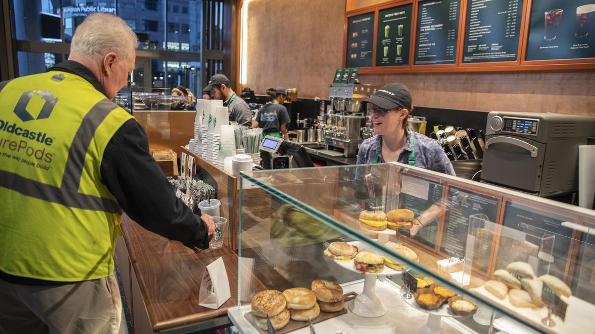A new Starbucks is being built in Overland Park, near another drive-thru location.