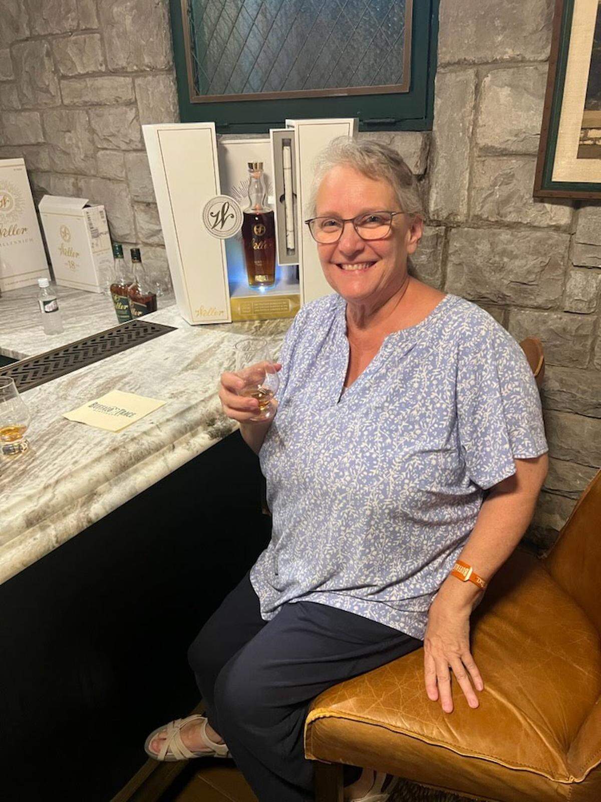 Lexington Herald-Leader reporter Janet Patton was invited to sample the newly released Weller Millennium 2 at the Buffalo Trace Distillery July 30, 2025.