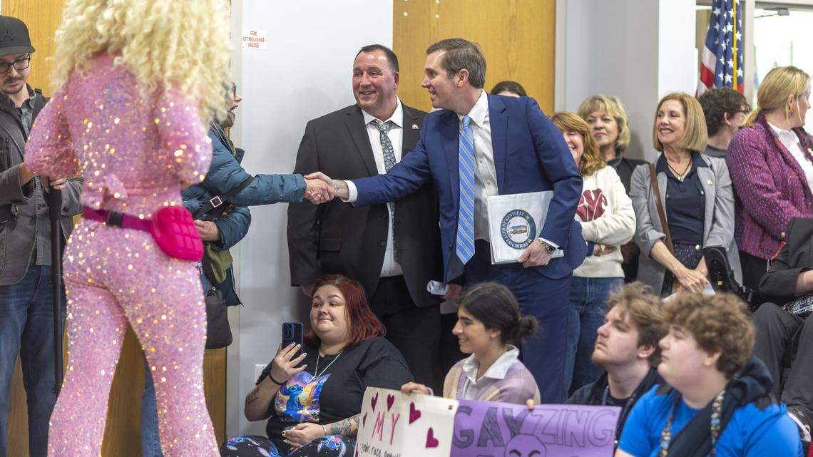 Beshear melds ‘faith and fairness’ at Kentucky LGBTQ rally where 2028 looms