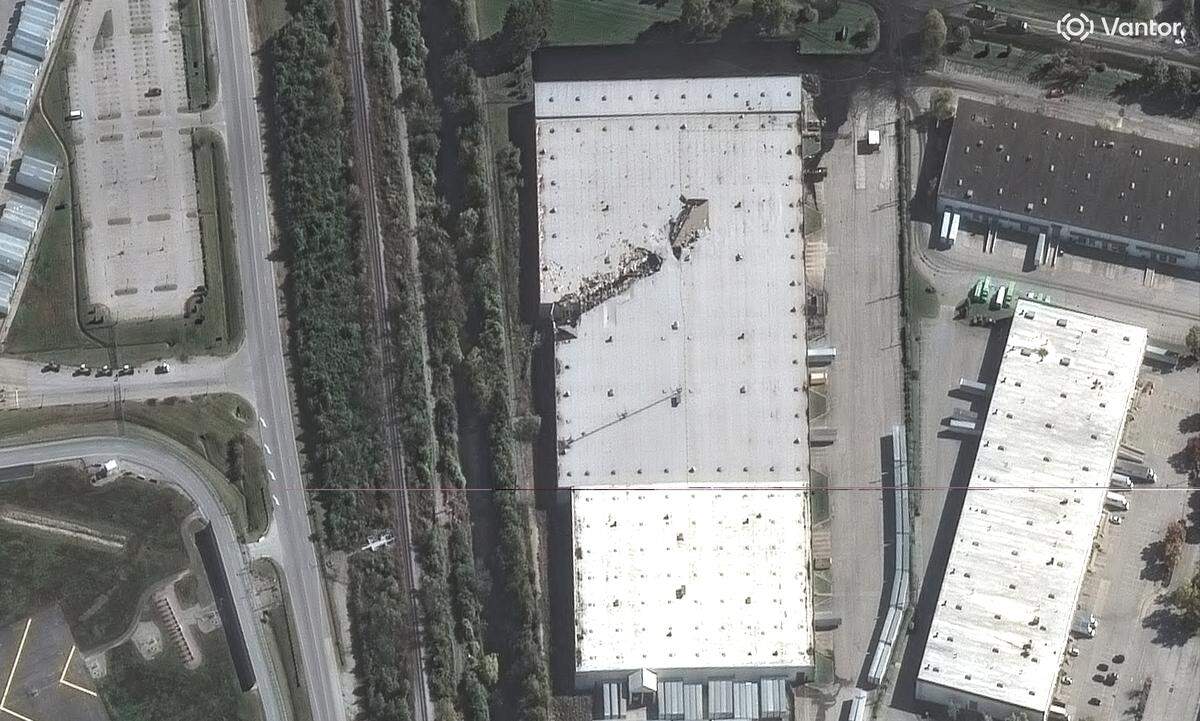 A UPS warehouse next to Louisville Muhammad Ali International Airport was damaged after a plane crashed on Nov. 4, 2025.