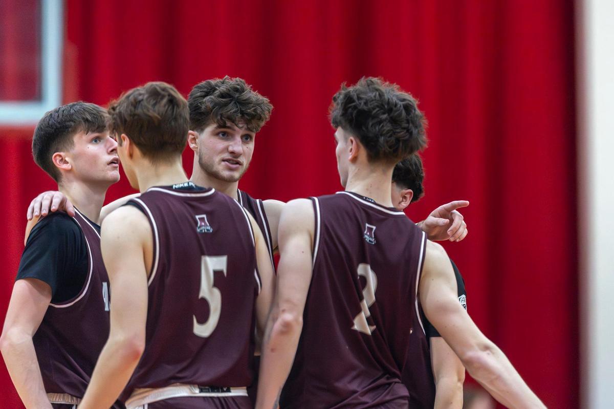 Ashland Blazer’s Zander Carter, third from left, has helped lead the Tomcats to eight victories in a row.
