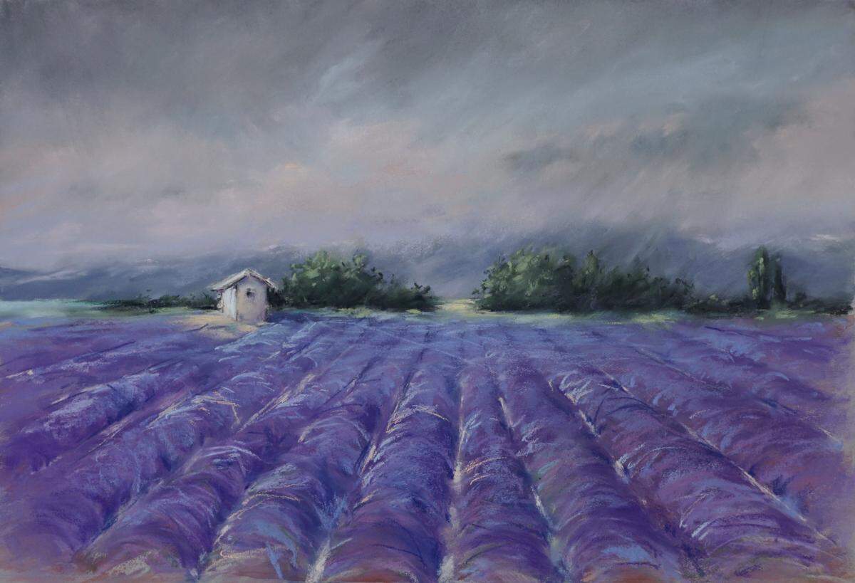 “Lost in Lavender Dreams” by Yuliya Campbell