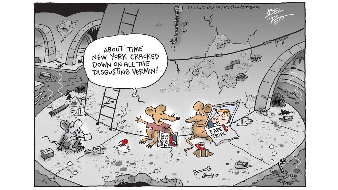 Joel Pett: The rats of New York City