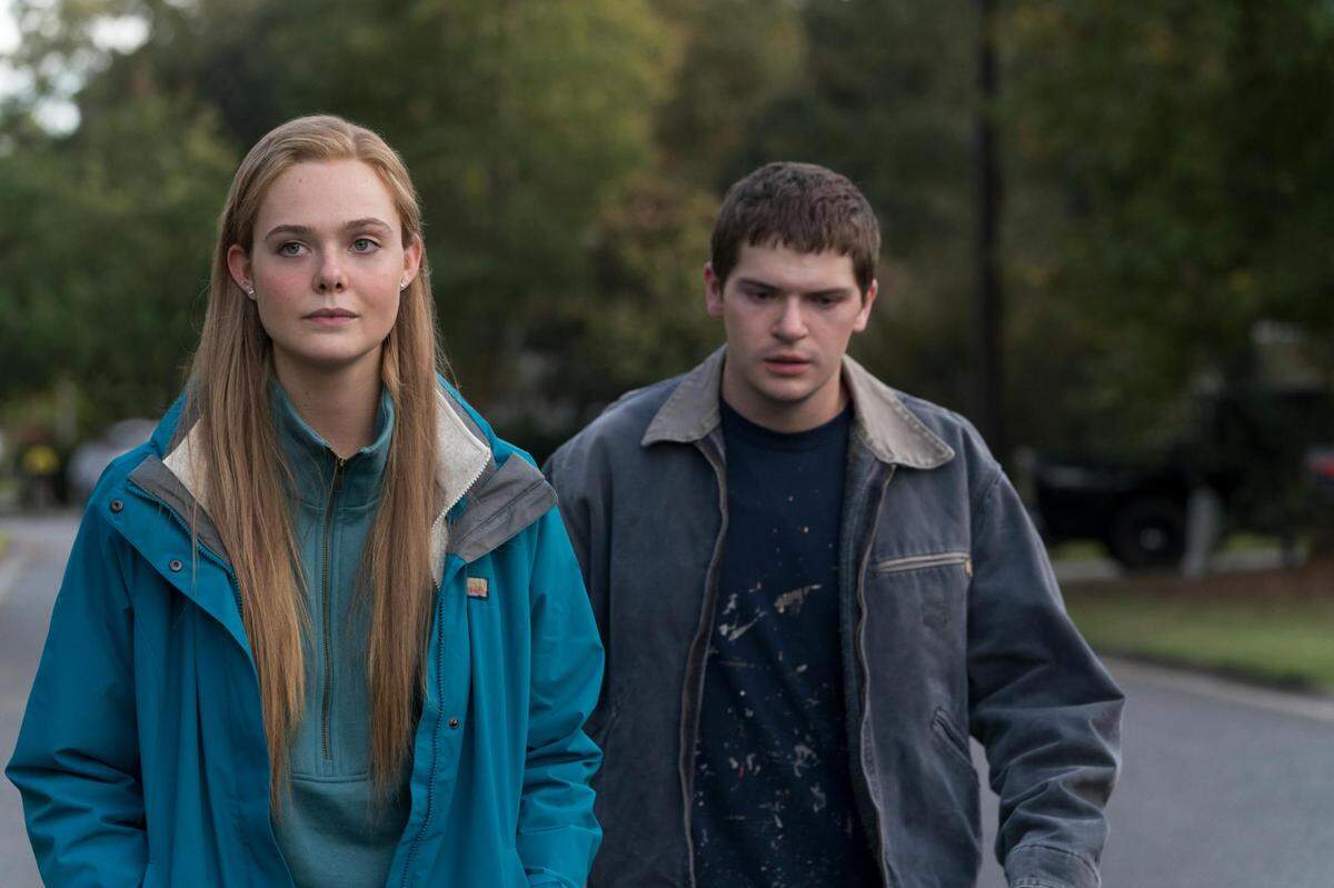 Elle Fanning, left, stars in “The Girl From Plainville” opposite Lexington native Colton Ryan in the Hulu series.