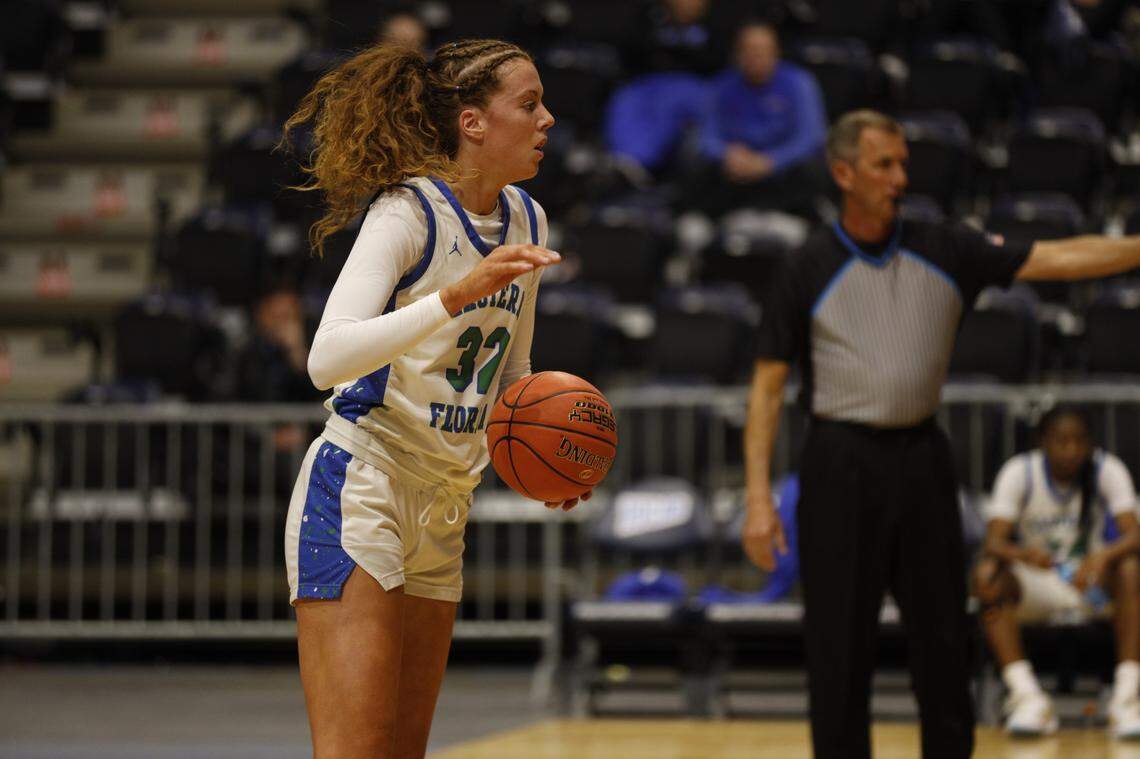 Amelia Hassett led Eastern Florida State College with 19.0 points and 12.7 rebounds per game during her sophomore season.