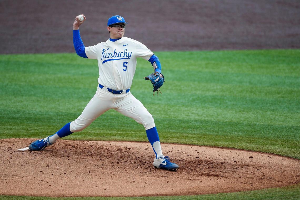 Kentucky pitcher Darren Williams earned the win in Kentucky’s Saturday game against No. 10 Ole Miss.