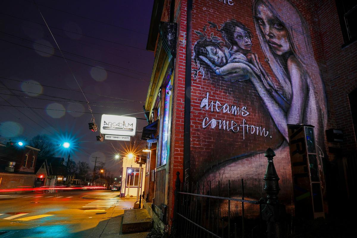 Arcadium located at 574 North Limestone across from Al’s Bar and North Lime Coffee and Donuts.