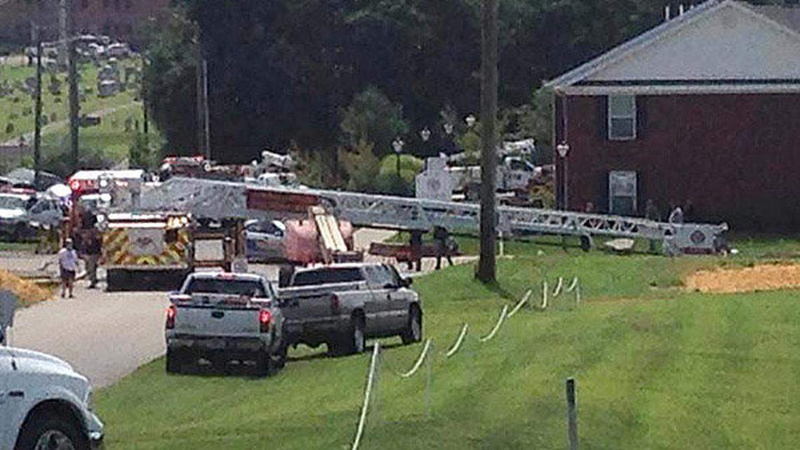 A Campbellsville firefighter was killed and three were injured in August when they came too close to a high-voltage line while helping the Campbellsville University band with an ALS ice bucket challenge.
