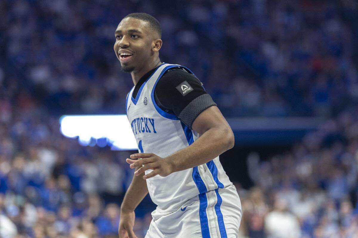 Kentucky guard Lamont Butler has been wearing a bulky brace on his left shoulder after suffering an injury earlier this season.