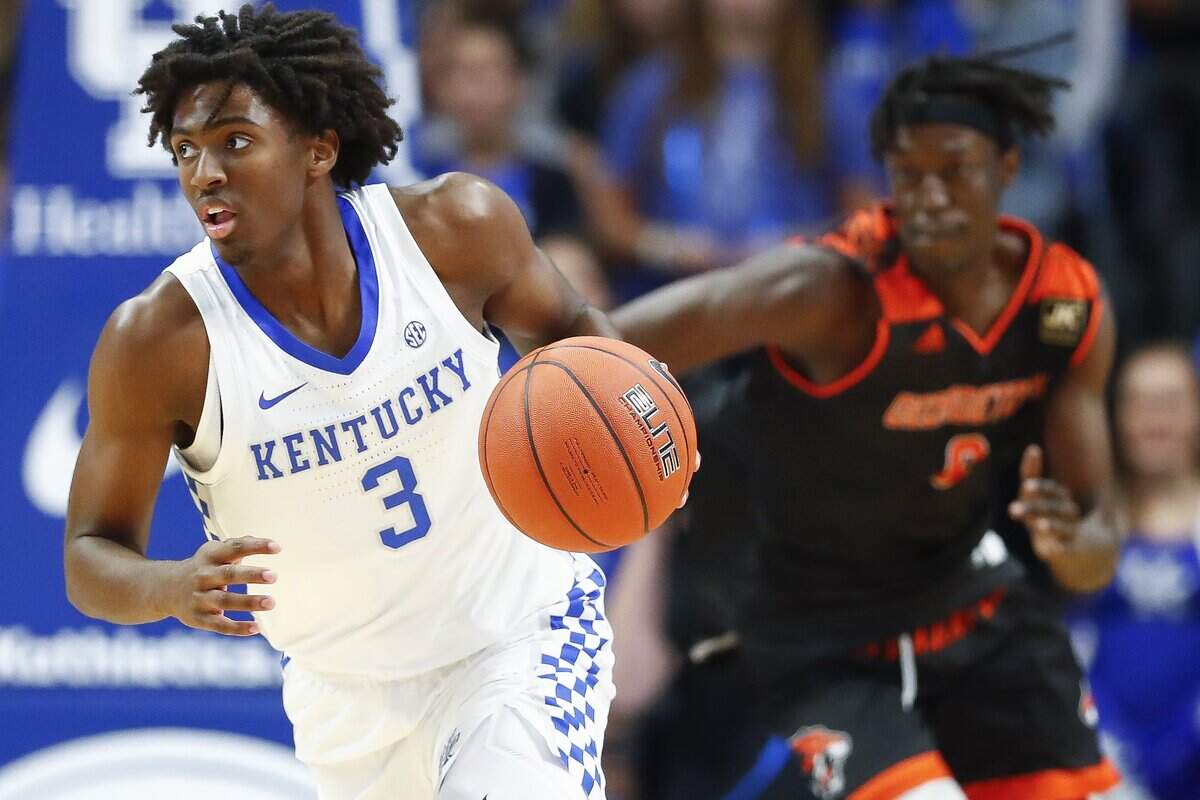 Kentucky freshman guard Tyrese Maxey (3) was the No. 10-ranked prospect in the class of 2019 according to the 24/7 Sports Composite Rankings.