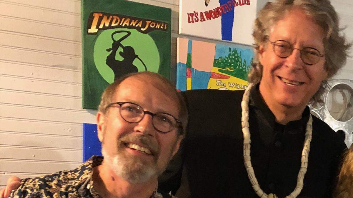 Mark Jones, left, and Lee Carroll will celebrate the 50th anniversary of Woodstock along with a cast of musicians playing songs from the setlists of those who performed at the original 1969 event.