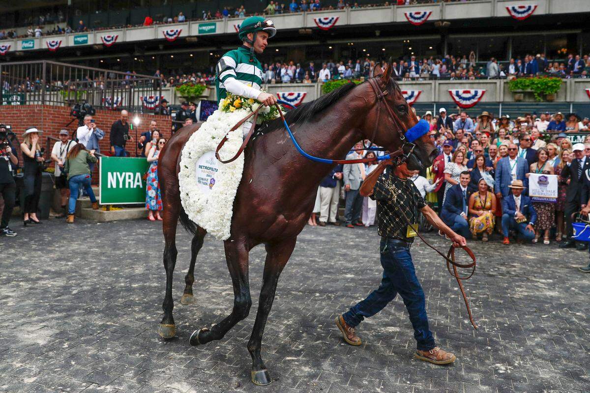 Flightline was the product of the mare Feathered and the stallion Tapit. Breeder and part-owner Jane Lyon, who owns Summer Wind Farm in Georgetown, said she tries to pair the best with the best, but “who would have ever expected to have a horse that’s deemed the fastest horse in the world, the best horse in the world, maybe one of the best of all time?”