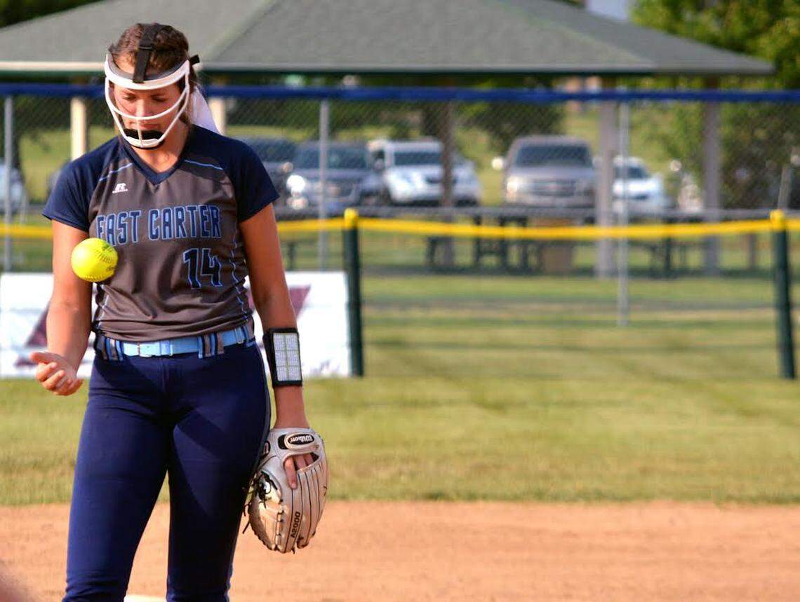 Former East Carter High School softball star Montana Fouts pitched Alabama to the Women’s College World Series in 2019.