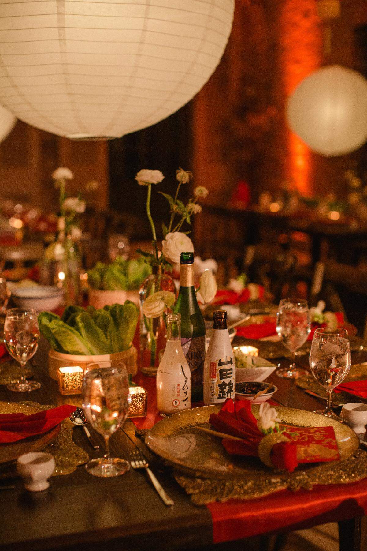 This was the place setting for Omage’s Lunar New Year celebration from last year. They plan another dinner party this February.