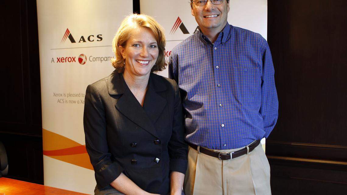 Connie Harvey, left, will replace Tom Blodgett in Lexington as chief operating officer of commercial operations. Blodgett has been promoted to oversee all of the company's European operations.
  