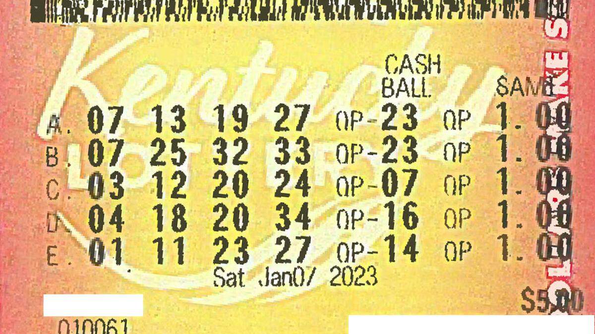 A Frankfort, Ky., couple won the Cash Ball 225 top prize with these winning numbers from the Jan. 7, 2023, drawing.