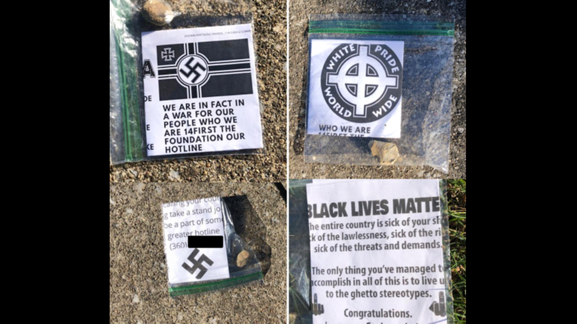 A Muslim-American organization says these hateful white supremacist fliers were found in Lexington neighborhoods.