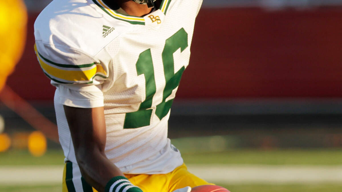 Bryan Station's CJ Walker (16) scored  touchdown in the fourth quarter of the Bryan Station vs. Murray football game at Madison Central High School in Richmond, Ky., on Aug. 24, 2013. Photo by Pablo Alcala | Staff 