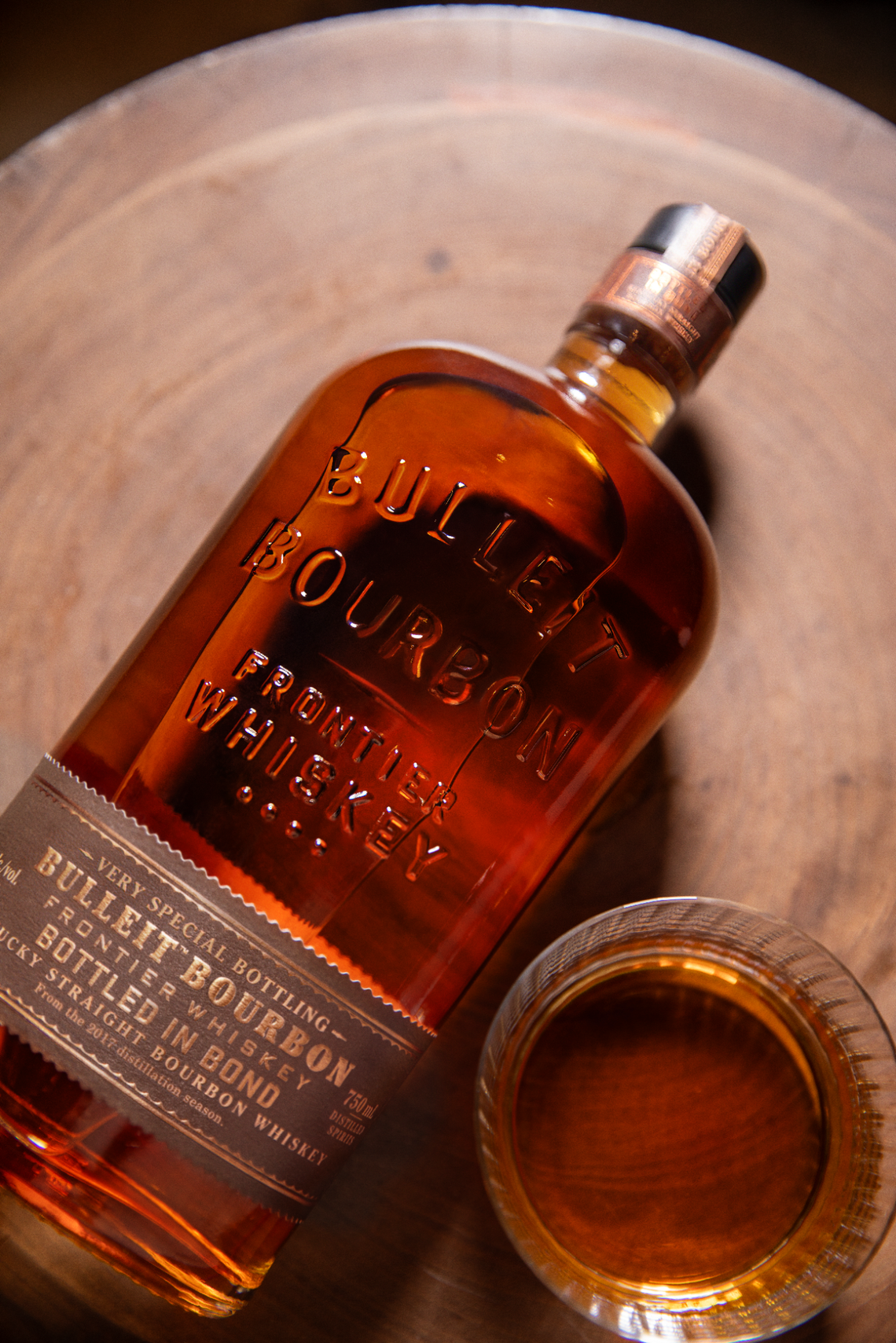 The new Bulleit Bottled-in-Bond Bourbon has a nose of spice and fruit, with toasted oak, maple and nutmeg on the palate and a finish of butterscotch