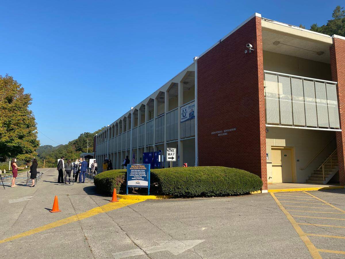 The Industrial Education building at Hazard Community and Technical College was built in the 1960s. It will be renovated to be the Center of Excellence in Construction and Advanced Manufacturing.
