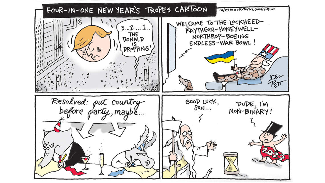 Joel Pett: Resolutions and other tropes for the new year