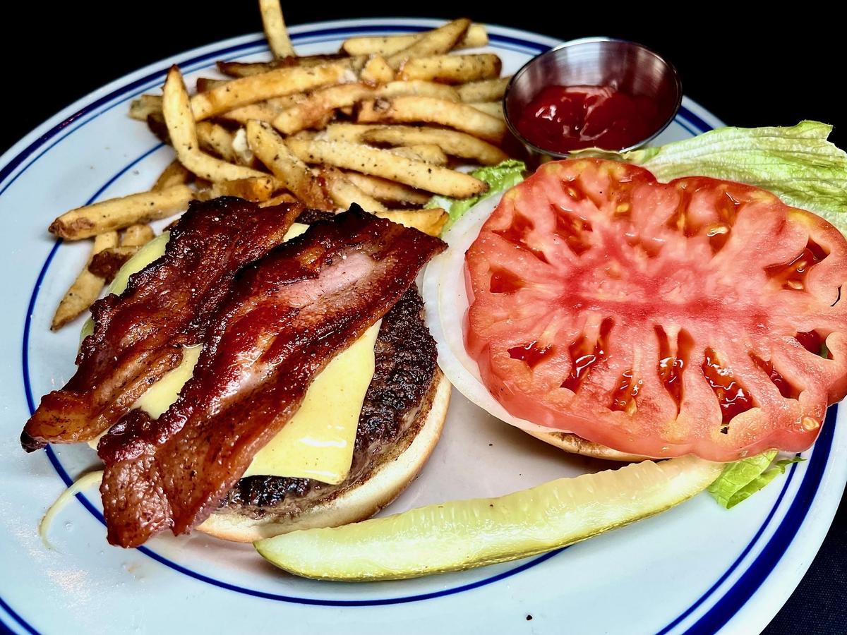 The Prime Steakhouse Burger from Blue Heron Steakhouse ($22).