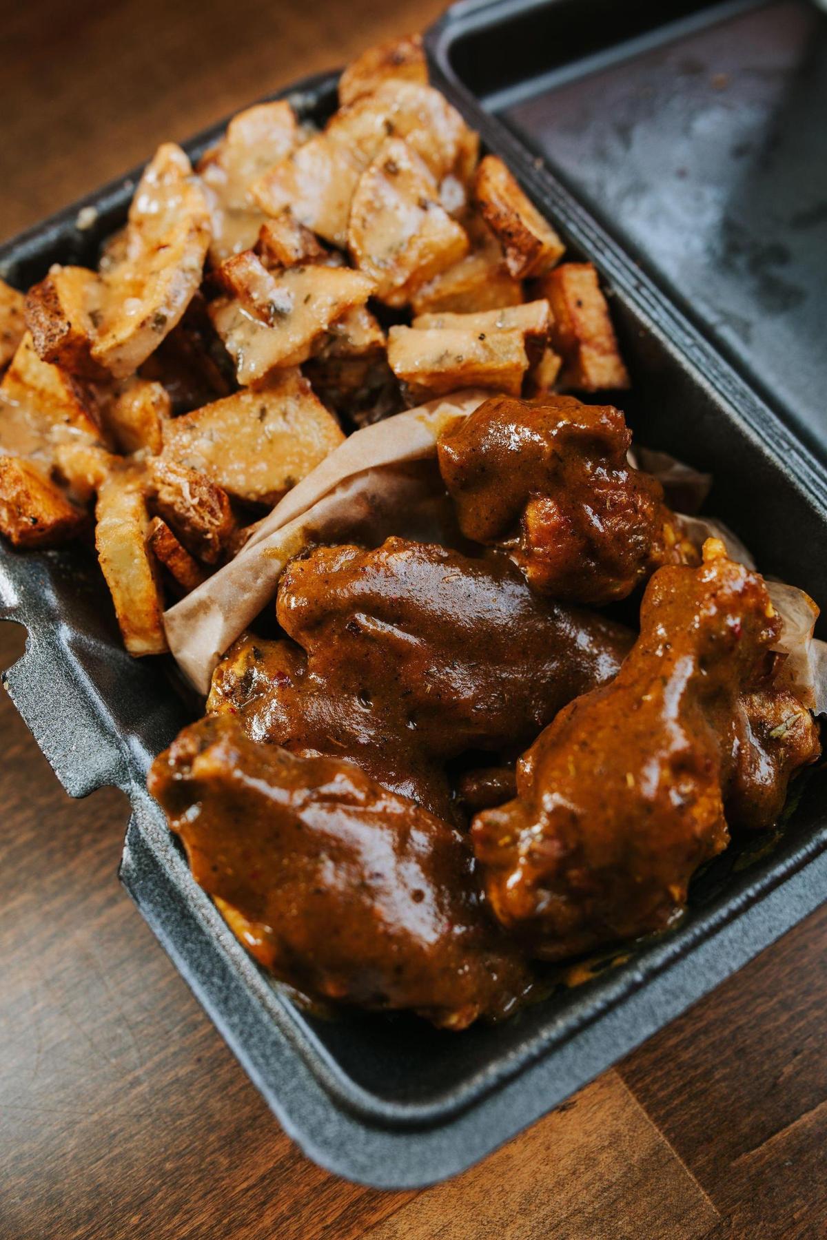 For Black Restaurant Week, Wing KYng is serving The Dirt Bowl Classic Meal.