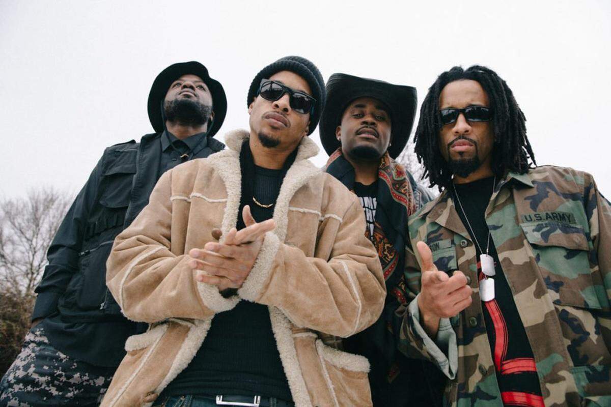 Nappy Roots, from left Fish Scales, Skinny DeVille, B. Stille and Ron Clutch, will perform in Lexington as part of the city’s 250Lex celebration’s Month of Music.