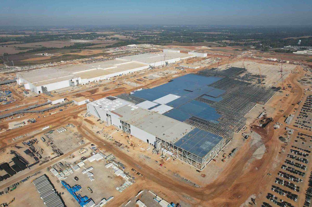 The $5.8 billion battery park is a joint venture between Ford Motor Co. and South Korean partner SK On, and is expected to employ 5,000 people once fully up and running.