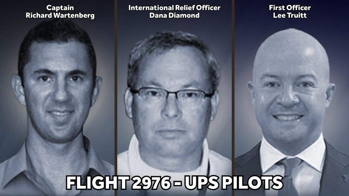 The three UPS pilots killed in a Tuesday, Nov. 4, crash in Louisville have been identified.