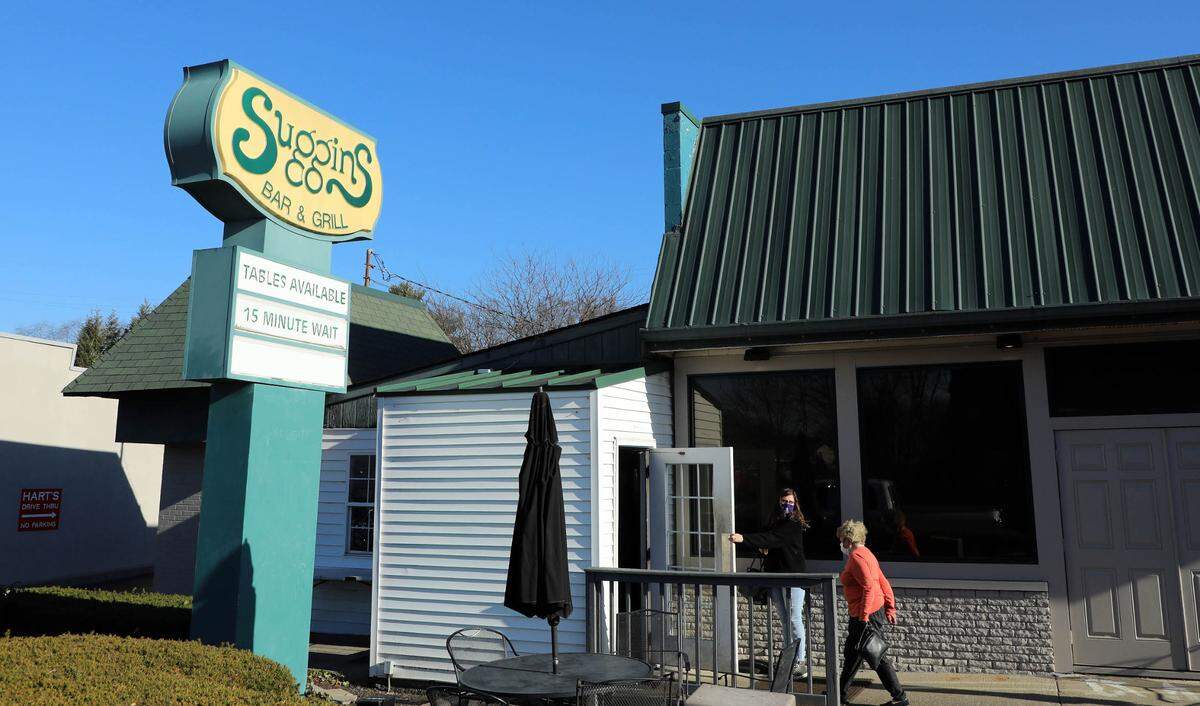 Longtime Chevy Chase neighborhood restaurant A. P. Suggins Bar & Grill is known for casual comfort food.
