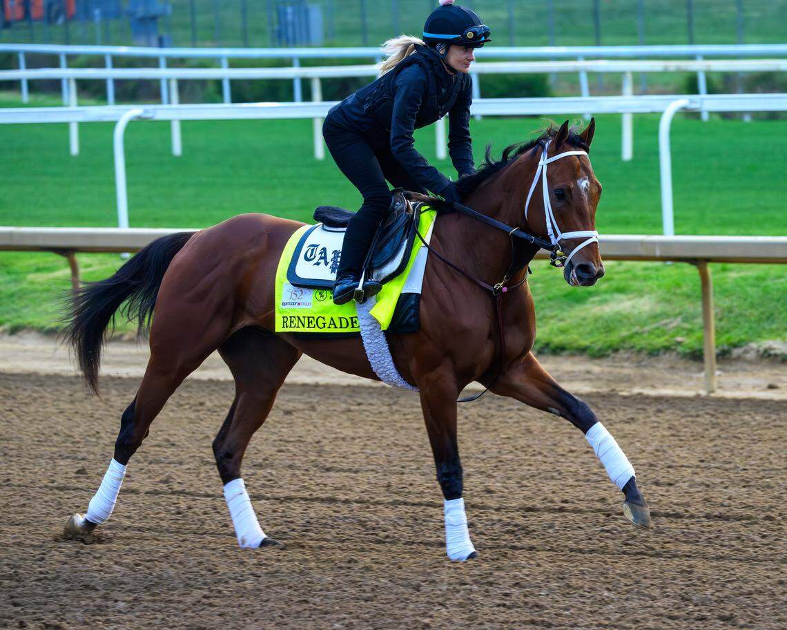 Renegade will start the 2026 Kentucky Derby from post position No. 1. The most recent horse to win the Derby from that starting post was Ferdinand in 1986.