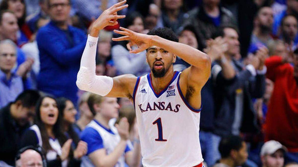 Kansas big man Dedric Lawson, a transfer from Memphis, had 29 points and 15 rebounds in the Jayhawks’ 80-76 home win over Iowa State on Monday.
