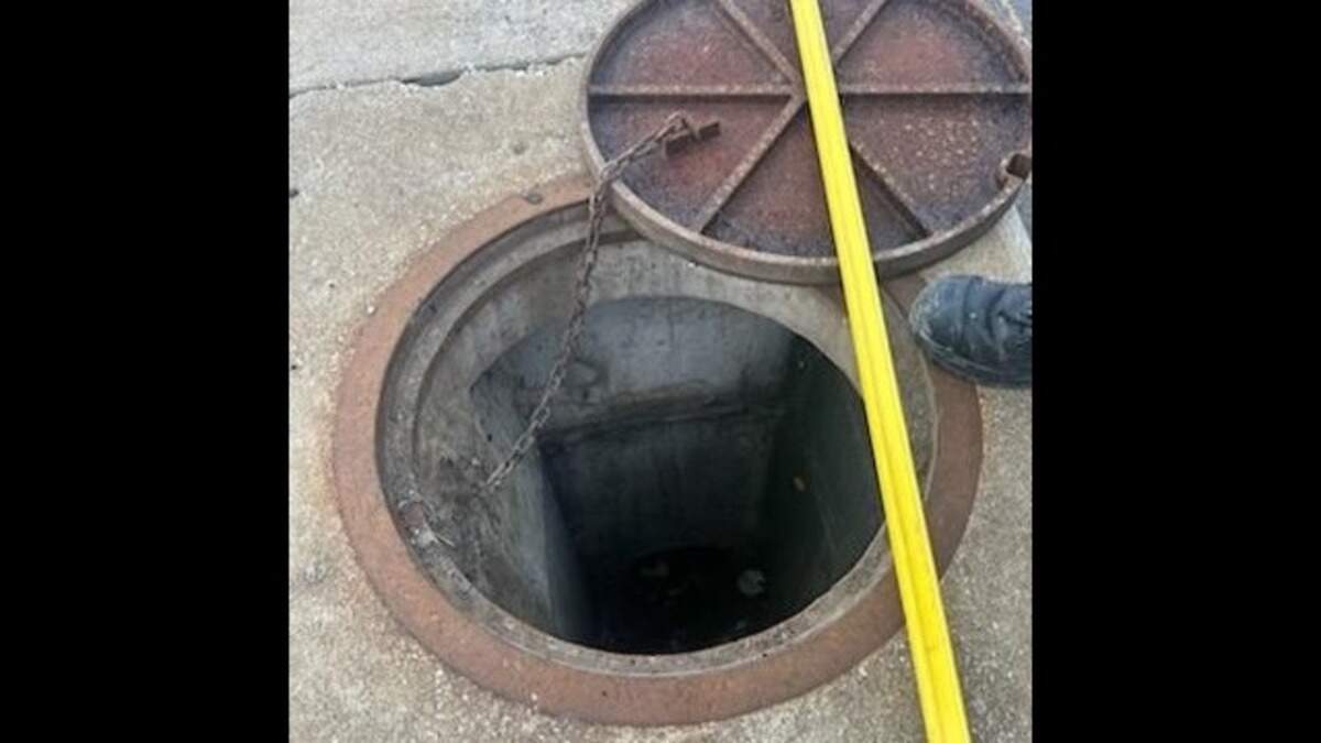 The storm drain at the intersection of Richmond Road and Mt. Tabor Road where the Lexington Fire Department rescued a kitten on July 16, 2024.