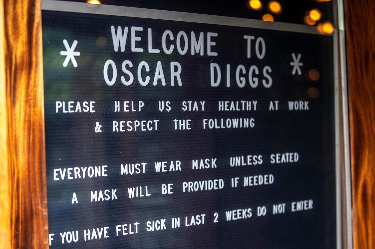 Oscar Diggs, at 155 N. Limestone, reopened to dine-in customers Friday.