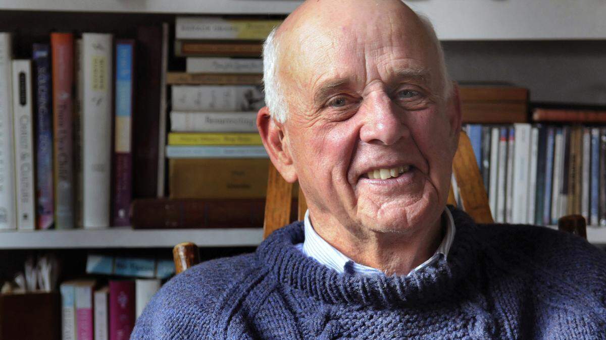 Wendell Berry at his home in Port Royal, Ky., on Dec. 18, 2011.  Photo by Tom Eblen | teblen@herald-leader.com