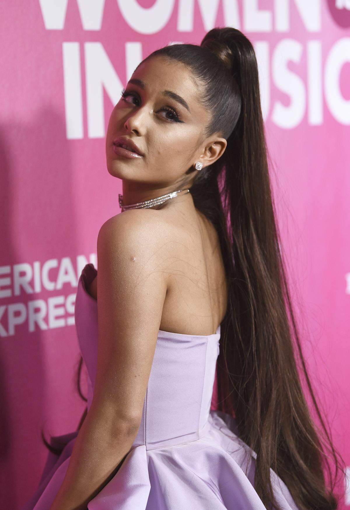 Ariana Grande uses social media, online marketing and promotion to keep up with her fans and Taylor Swift, the commercial pop queen.