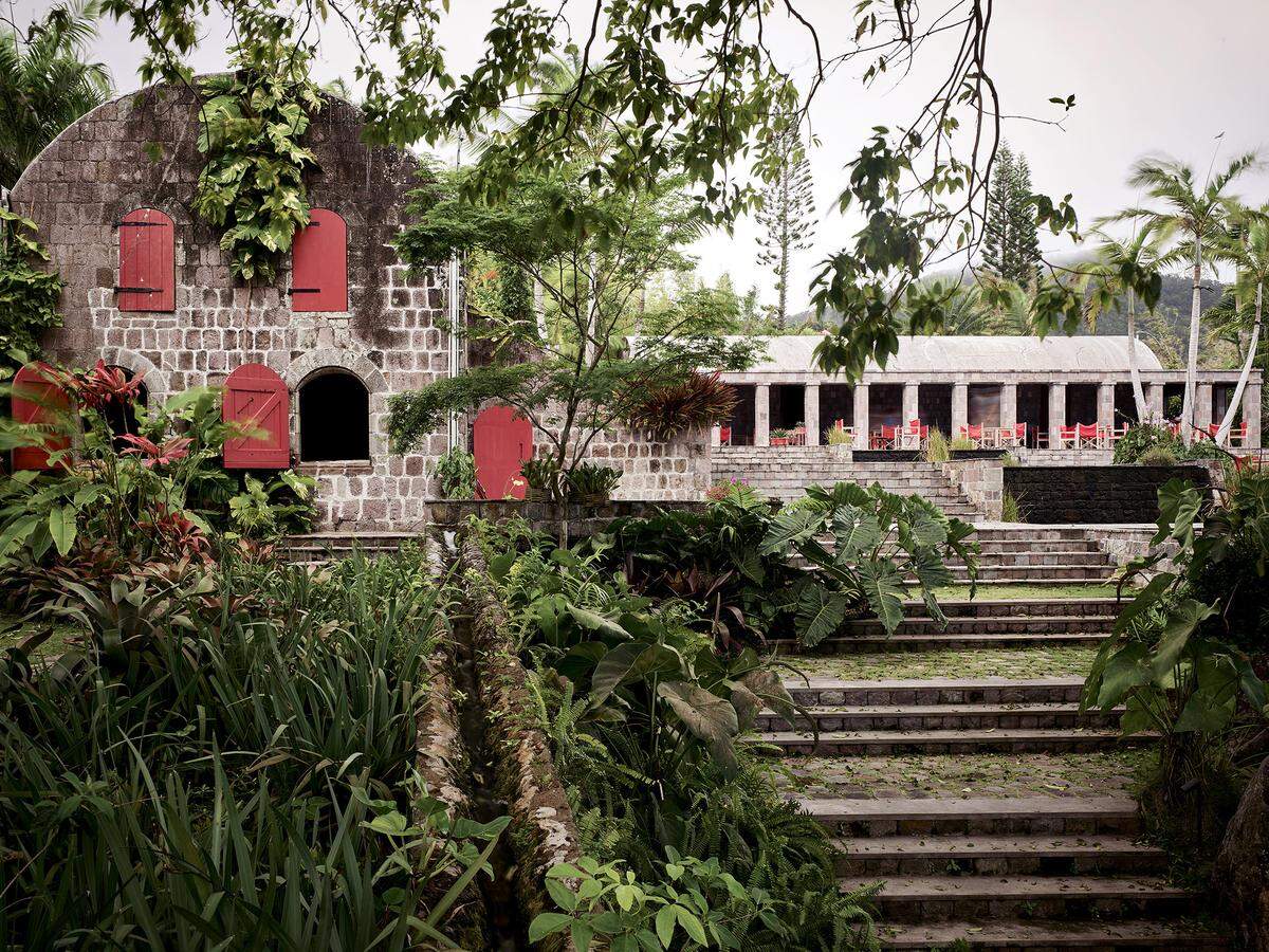 Golden Rock is a former sugar plantation, now an inn.  At one time, Nevis had more than 100 sugar plantations, making it Great Britain’s richest Caribbean colony.
