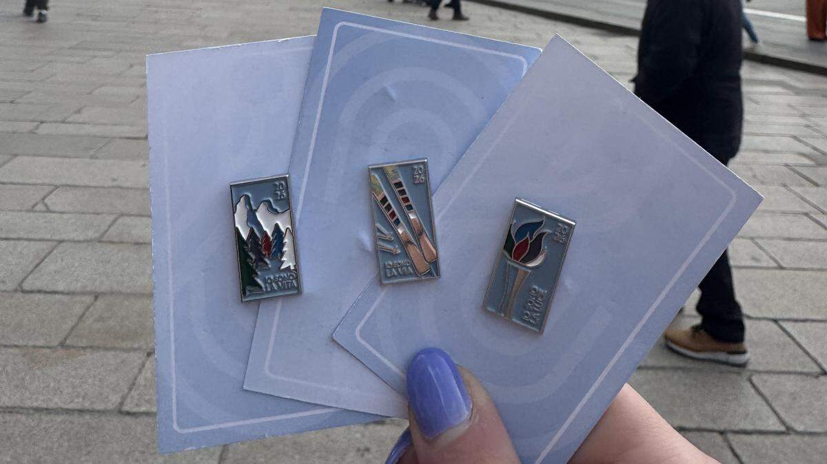 Lexington man Jerry Johnson has collected Olympic pins from around the world.
