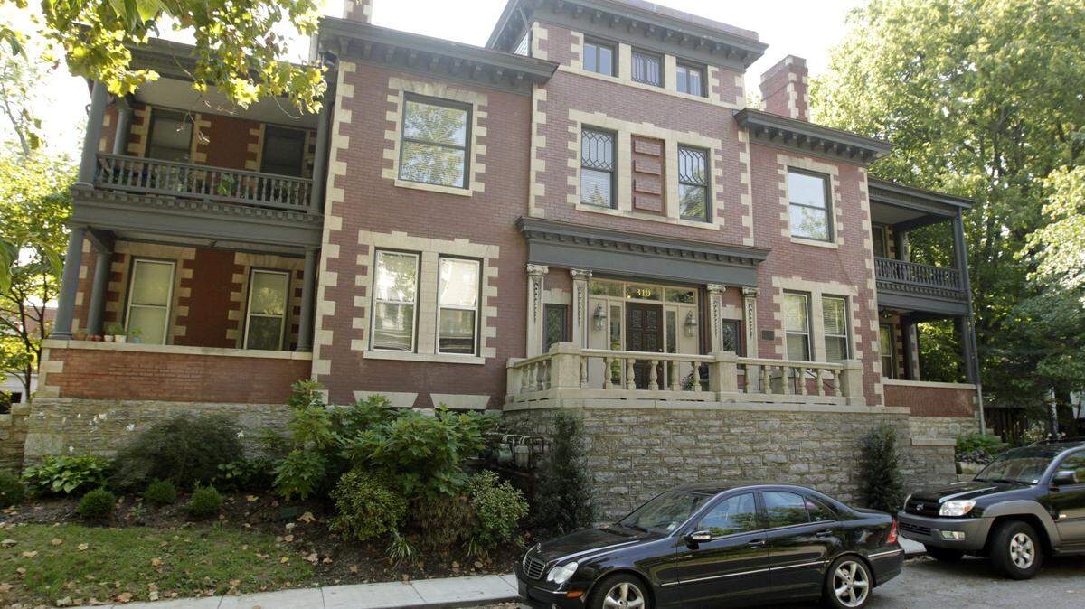 310 Hampton Court, in the Northside Neighborhood, is cited as the first luxury apartment building in Lexington. It's on the tour.  