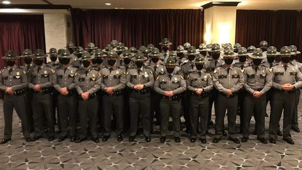 A group of 44 Kentucky State Police troopers are in Washington, D.C., to help with security, traffic and crowd control during events surrounding the inauguration this week.