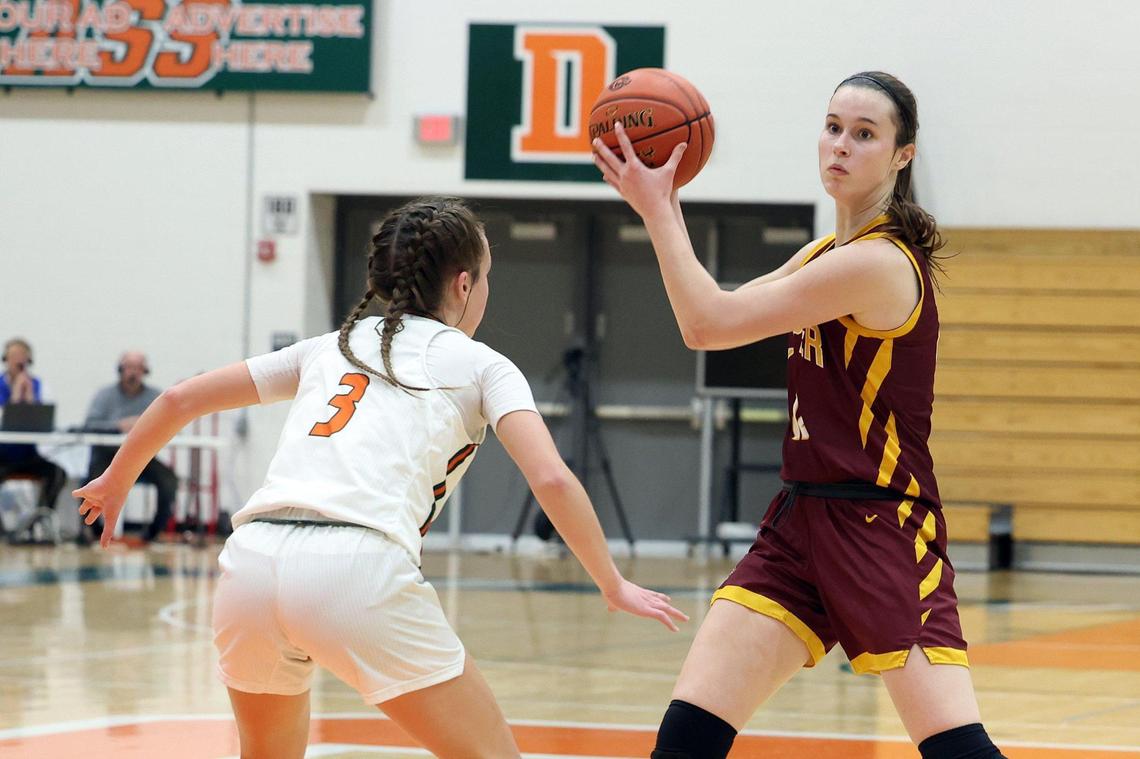 Cooper’s Whitney Lind, right, was named the top player in the 9th Region.